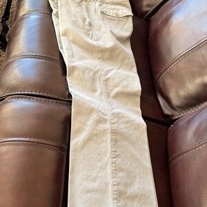 Banana Republic Tan Striped Pants